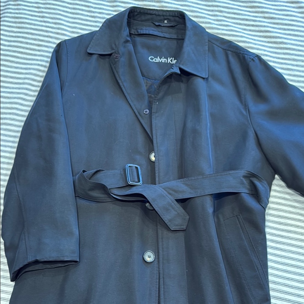 Calvin Klein Black Trench Coat